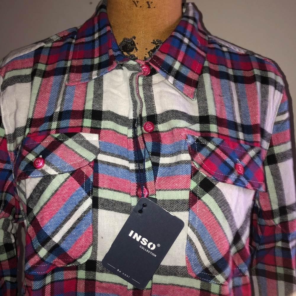 [Gstudio INSO] Cotton Basic Flannel Shirts.